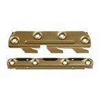 Metafranc Bettbeschlag 130 mm, verzinkt Stahl, 1 Garnitur