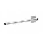  Kleiderbügelhalter 235 mm silberfarbig, Aluminium