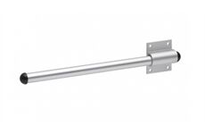 Kleiderbügelhalter 235 mm silberfarbig, Aluminium