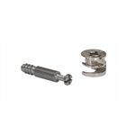 Metafranc Exzenter-Verbinder vernickelt f. Platten bis 16 mm