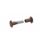 Metafranc Verbindungsschraube 34-41 mm Stahl/KS, braun, 4 St