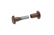 Metafranc Verbindungsschraube 34-41 mm Stahl/KS, braun, 4 St
