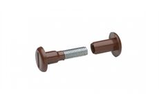 Metafranc Verbindungsschraube 29-36 mm Stahl/KS, braun, 4 St