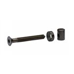 Metafranc Verbindungsbeschlag M6x80 mm Stahl,schwarz, 4 St.