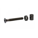Metafranc Verbindungsbeschlag M6x50 mm Stahl,schwarz, 4 St.