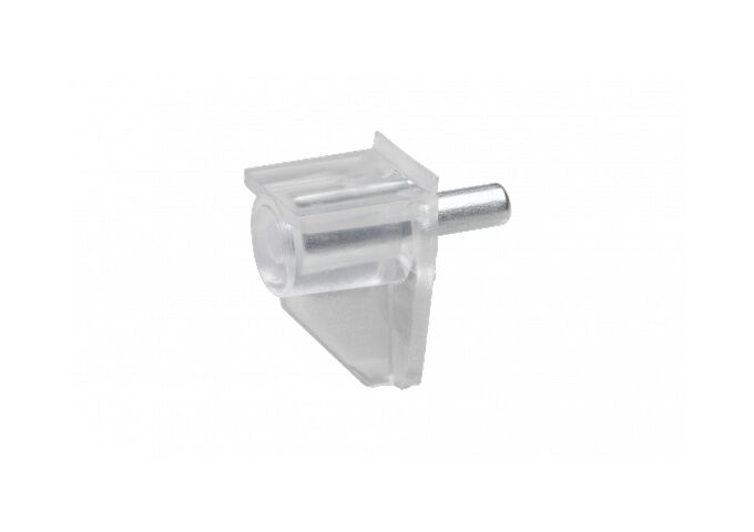 Metafranc Bodenträger 3 mm, transparent Stahlstift, 20 St.