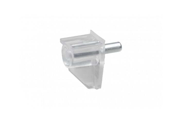 Metafranc Bodenträger 5 mm, transparent Stahlstift, 20 St.
