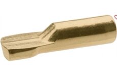 Metafranc Löffelbodenträger 5 mm Stahl, vermessingt, 20 St.