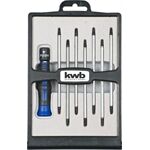 KWB Feinmech-Schraubendrehersatz Flach/PH/T 8-tlg. Pro