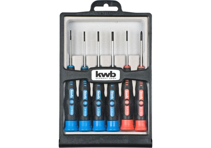 KWB Feinmech-Schraubendrehersatz Flach/PH 6-tlg. Profi