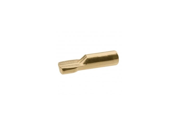 Metafranc Löffelbodenträger 6 mm Stahl, vermessingt, 20 St.