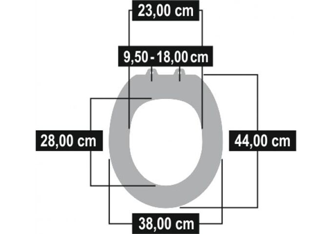 Cornat WC-Sitz Tarox, weiß, Duroplast Absenkautomatik