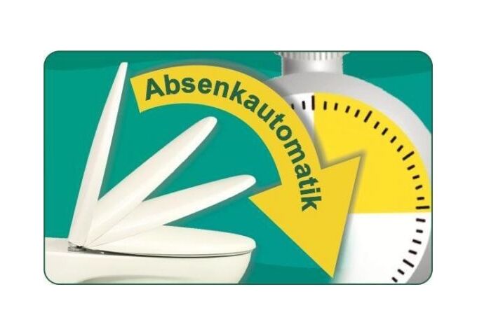 Cornat WC-Sitz Tarox, weiß, Duroplast Absenkautomatik