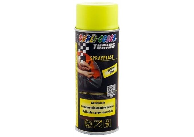 Dupli-Color Sprayplast gelb fluo Abziehlack
