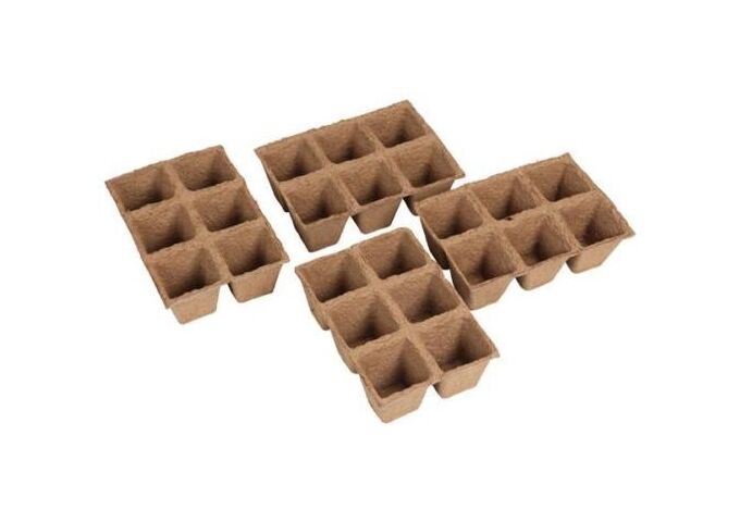 Floraworld Anzuchttöpfe Classic quadratisch 4x4cm, 36 Stück