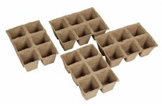 Floraworld Anzuchttöpfe Classic quadratisch 6x6cm, 24 Stück