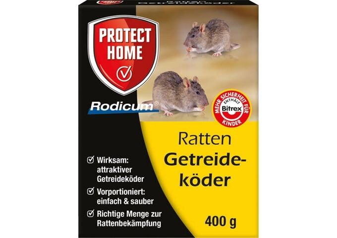 Protect Home Ratten Getreideköder Rodicum 400g