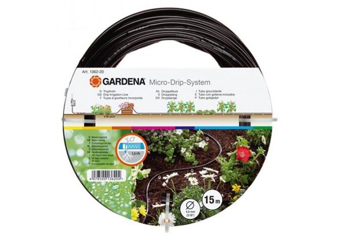 Gardena Micro-Drip-System Tropfrohr oberird.4,6mm(3/16 ´)1