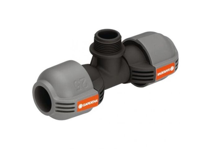 Gardena Sprinklersystem T-Stück, 25 mm x 3/4 ´ ´-AG