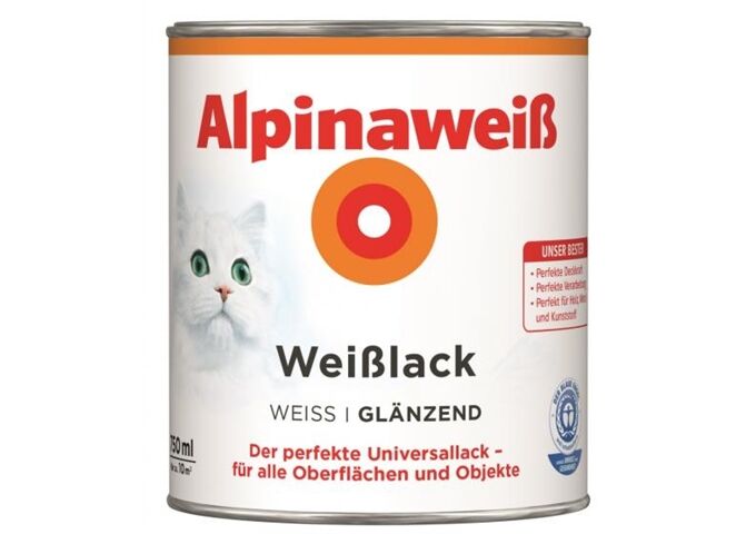 Alpina Alpinaweiß Weißlack GL 750 ml