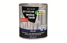 Rühl PROFI Acryl Premium Weisslack glänzend 750 ml