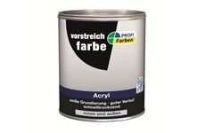 Rühl PROFI Acryl Vorstreichfarbe Weiß 2,5 L.