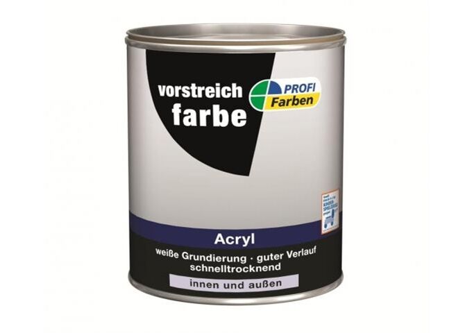 Rühl PROFI Acryl Vorstreichfarbe Weiß 2,5 L.