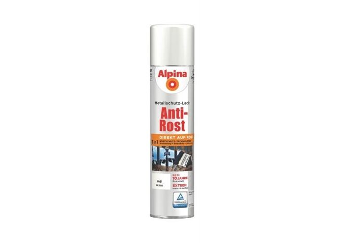 Alpina Anti Rost Spray Matt 400ml RAL 9010Weiß