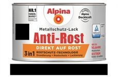 Alpina Anti Rost Glänzend 300 ml RAL 9005Schwarz