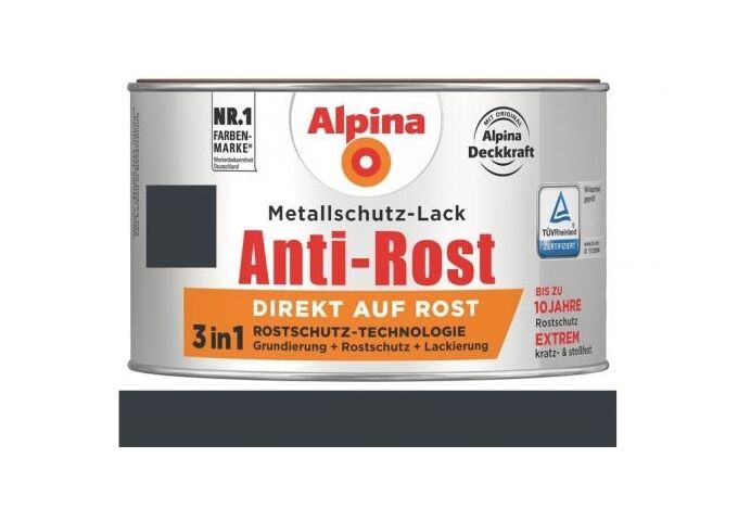 Alpina Anti Rost Glänzend 300 ml RAL 7016Anthrazitgrau