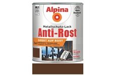 Alpina Anti Rost Glänzend 2,5 L RAL 8011 Braun