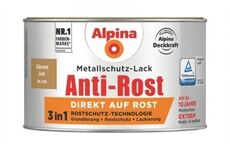 Alpina Anti Rost Glänzend 300 ml RAL 1036Gold