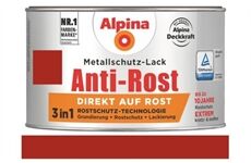Alpina Anti Rost Glänzend 300 ml RAL 3000Rot