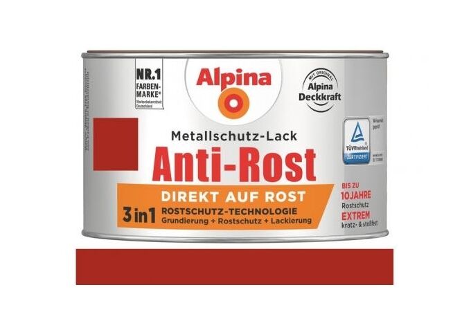 Alpina Anti Rost Matt 300 ml RAL 3000 Rot