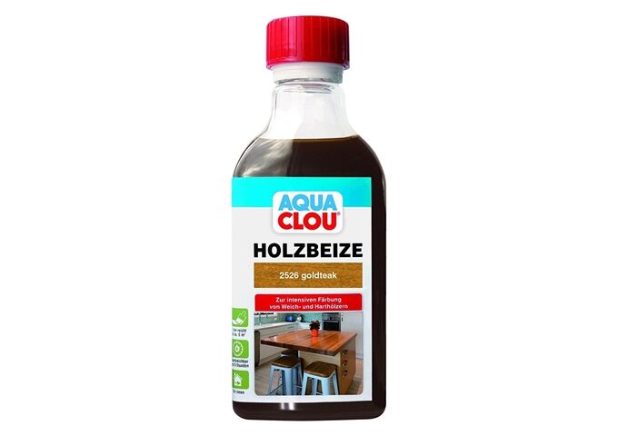 Clou Aqua-Holzbeize B11 GoldTeak 250 ml