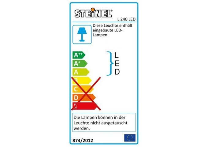 Steinel Sensor LED AUßENLEUCHTE L 240 7,5W,570lm, 3000K