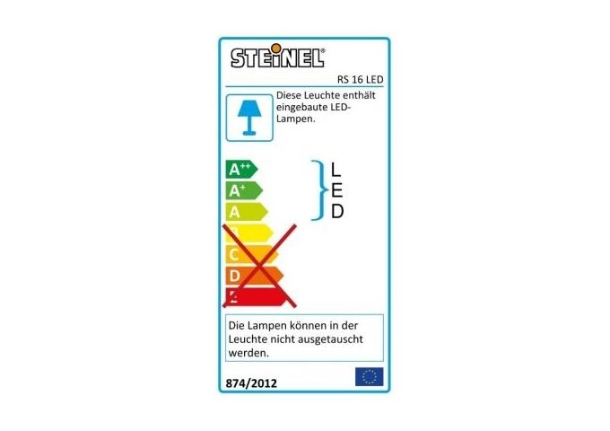 Steinel Sensor-Innenleuchte RS 16 LED 9,5W,840lm, 4000K IP