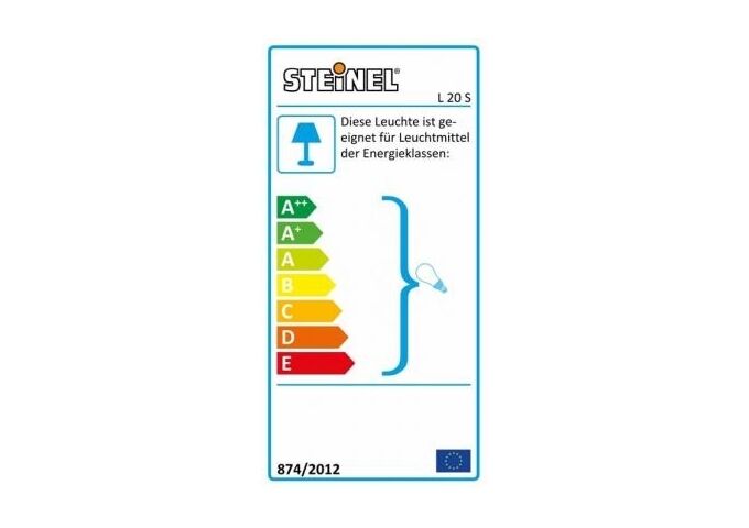 Steinel AUSSENLEUCHTE L 20 S max. 60W, 2-2000Lux, IP44