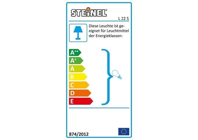 Steinel AUSSENLEUCHTE L 22 S max. 60W, 2-2000 Lux, IP44