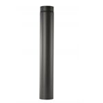 Firefix Rauchrohr ø 120 mm 1000 mm lang, schwarz