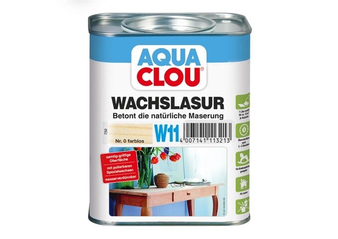 Clou AQ-Wachs-Lasur W11 750 ml farblos