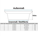 Geli Untersetzer Nora 25 cm anthrazit