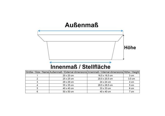 Geli Untersetzer Nora 29 cm anthrazit