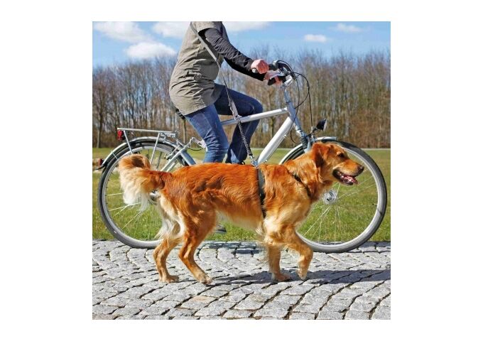 Trixie Fahrrad- und Joggingleine, 1,00 - 2,00 m / 25 mm