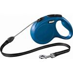 Trixie Flexi Leine Classic S, 5 m, Seil, bis 12kg blau