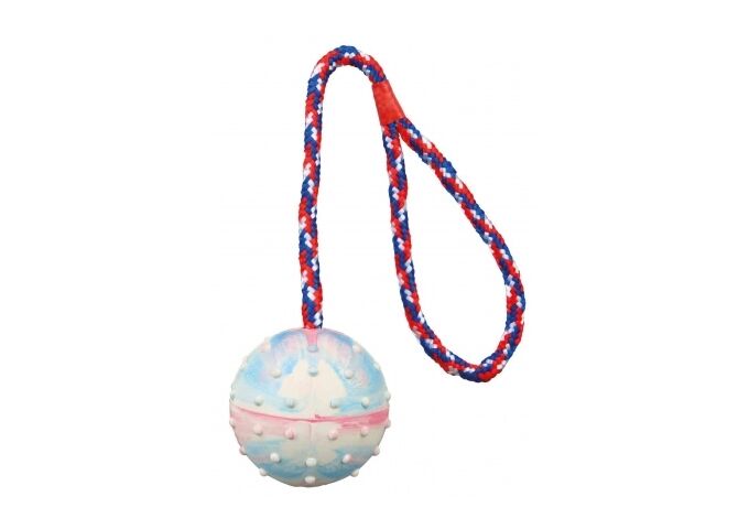 Trixie Ball am Seil, Naturgummi ø 6 cm/30 cm