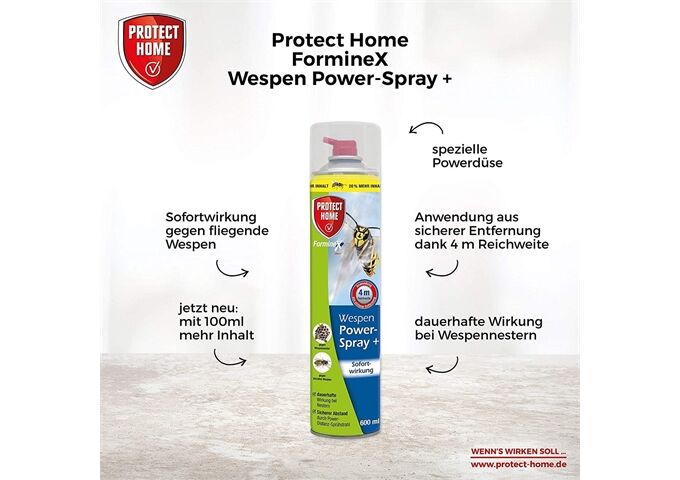 Protect Home PH Wespen-Powerspray + FormineX 600 ml