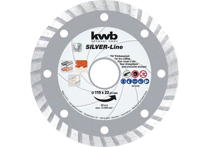 KWB Diamant-Trennscheiben-Set D115 mm 3-tlg.