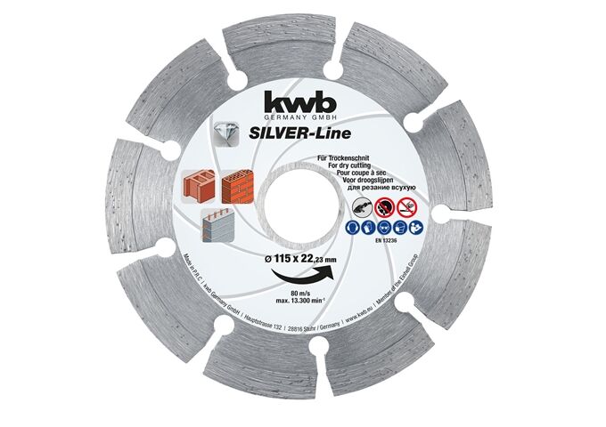 KWB Diamant-Trennscheiben-Set D115 mm 3-tlg.