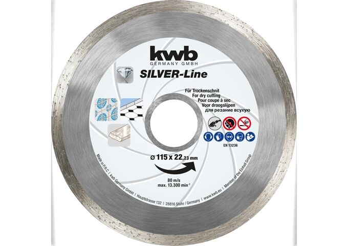 KWB Diamant-Trennscheiben-Set D115 mm 3-tlg.